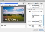 Lightroom 3 Watermark Dialogue