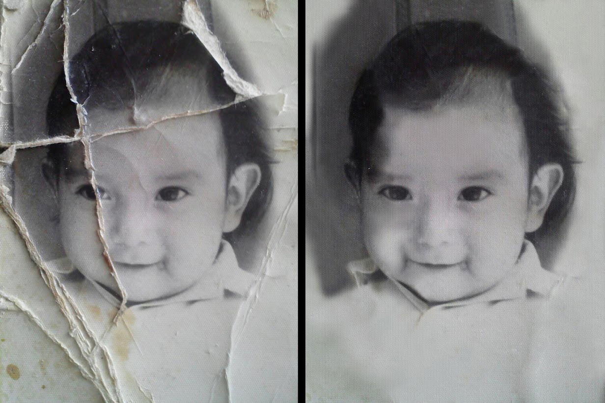 Torn Photo Fix and Repair Old Photo Restoration Service Fix my photo Photoshop Photo Recovery Image Restore