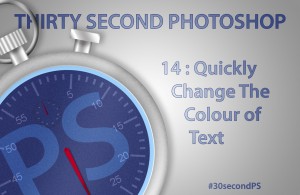 Quickly Change the Colour of Text in Photoshop