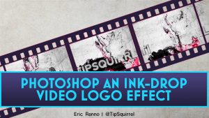 Photoshop an Ink Drop Logo Effect